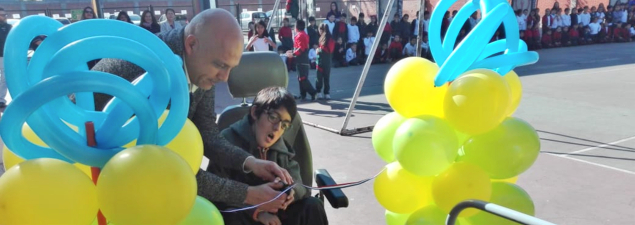 Inclusión: Santiago Quilicura inaugura rampa de acceso para personas con movilidad reducida