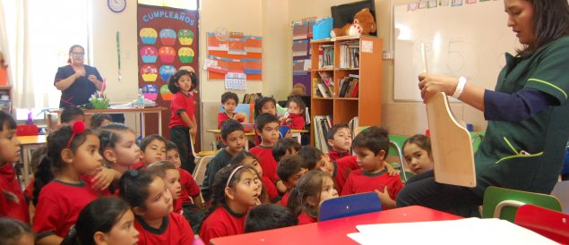 Kínder del Colegio Santiago Quilicura aprende sobre el bullying con didáctico método oriental