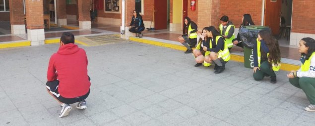 Comunidad Escolar del Colegio Santiago La Florida realiza su primer simulacro de evacuación 2019