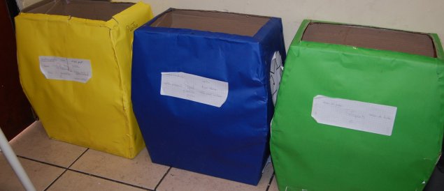 Estudiantes de 7º básico del CS Quilicura habilitan punto de reciclaje al interior de su sala