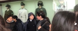 Brigada Escolar del CS Pudahuel visita el museo de Carabineros
