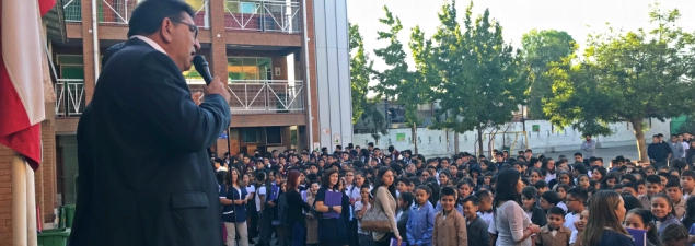 Comunidad Educativa del Santiago La Florida da inicio al Año Escolar 2018