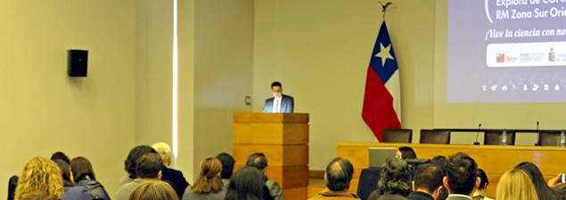 Coordinador Pedagógico de la Red compartió testimonio en presentación Explora-Conycit 2018 del MINEDUC Coordinador Pedagógico de la Red compartió testimonio en presentación Explora-Conycit 2018 del MINEDUC