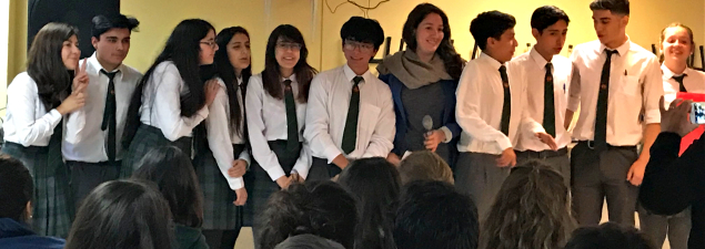 Estudiantes de Enseñanza Básica y Media participan de 1° Jornada de Debates Santiago La Florida 2018