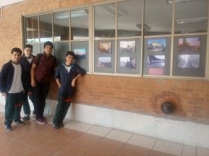 Estudiante del Santiago Quilicura inaugura muestra fotográfica “La Estación del Recuerdo”