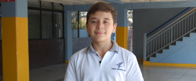 Con 13 años ya compite en categoría adulto: el joven waterpolista del Colegio Teniente Dagoberto Godoy La Granja