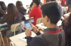 Docente del CS Quilicura realiza clases de Lenguaje con ayuda de aplicación instalada en smartphones de estudiantes