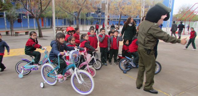 Con un bi-circuito los más pequeños del CSE aprendieron sobre educación vial