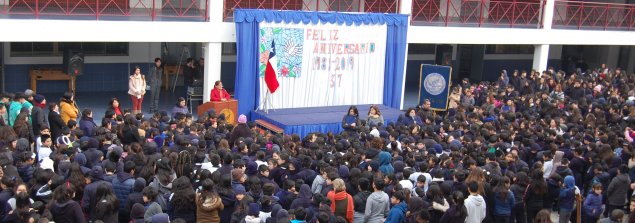 TDG Lo Prado realiza acto cívico para conmemorar su 37º aniversario TDG Lo Prado realiza acto cívico para conmemorar su 37º aniversario