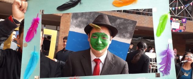 CS Quilicura celebra la Semana de la Educación Artística con esculturas humanas de tamaño real CS Quilicura celebra la Semana de la Educación Artística con esculturas humanas de tamaño real