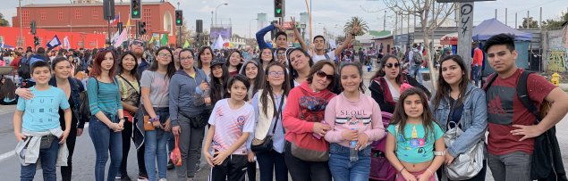 Pastoral del CS La Florida participa por quinto año consecutivo en Caminata de la Solidaridad Pastoral del CS La Florida participa por quinto año consecutivo en Caminata de la Solidaridad