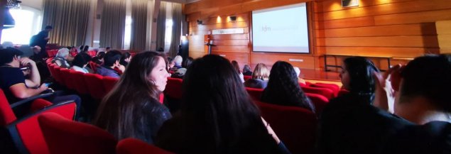 Estudiantes de 3º medio del TDG Lo Prado aprenden sobre Astronomía en la Universidad de Chile