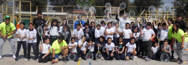 “Fiesta del tenis”: TDG Lo Prado participa en Clínica Deportiva municipal