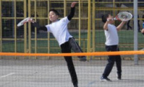 Tres cursos del TDG Lo Prado participan en Clínica de Tenis Municipal