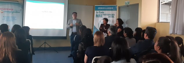 Apoderados/as del TDG Lo Prado reciben charla sobre la Ley Penal Juvenil Apoderados/as del TDG Lo Prado reciben charla sobre la Ley Penal Juvenil