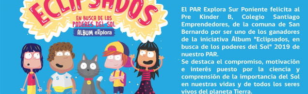 Pre-Kínder B del CSE fue uno de los ganadores de la Iniciativa álbum “Eclipsados, En busca de los poderes del sol” Pre-Kínder B del CSE fue uno de los ganadores de la Iniciativa álbum “Eclipsados, En busca de los poderes del sol”
