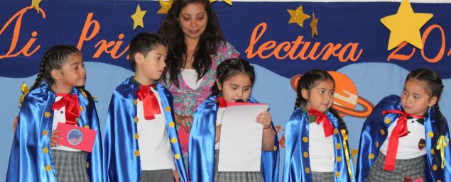 Pequeños/as de 1° básico del CS Pudahuel realizan su Primera Lectura con el cuento “El Principito”