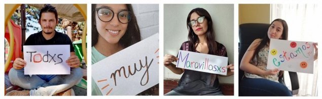 Profesores del CS Quilicura crean hermoso collage para las y los estudiantes