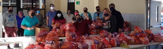 TDG El Bosque realiza campaña solidaria y entrega 120 canastas de alimentos para estudiantes del colegio TDG El Bosque realiza campaña solidaria y entrega 120 canastas de alimentos para estudiantes del colegio