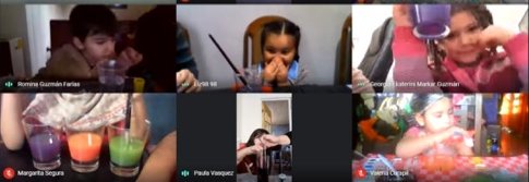 Pequeños/as de Pre-Kínder del CS Quilicura se encuentran virtualmente para crear, cocinar y experimentar junto a su curso Pequeños/as de Pre-Kínder del CS Quilicura se encuentran virtualmente para crear, cocinar y experimentar junto a su curso