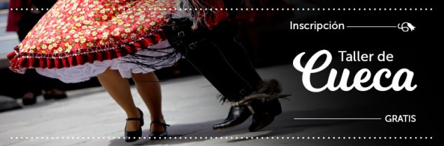 ¡Inscríbete hasta el jueves 3 de septiembre en el taller de cueca gratuito para toda la comunidad escolar! ¡Inscríbete hasta el jueves 3 de septiembre en el taller de cueca gratuito para toda la comunidad escolar!