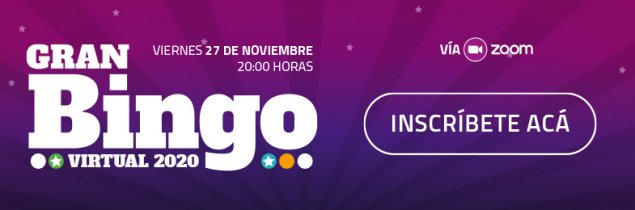 TDG El Bosque invita a las familias del colegio a un Gran Bingo virtual con atractivos premios