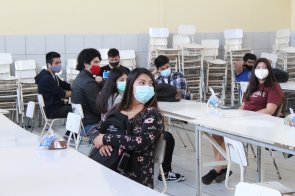 TDG El Bosque retoma las clases presenciales para 4º medio con todas las medidas de seguridad