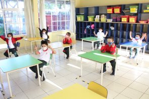 Con excelente asistencia, CS La Florida retoma las clases presenciales