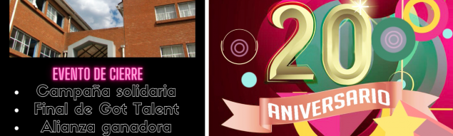 CS La Florida invita a participar en el cierre de la semana del 20º aniversario CS La Florida invita a participar en el cierre de la semana del 20º aniversario