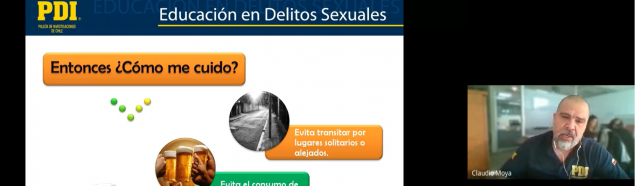 Alta participación obtiene charla preventiva de delitos sexuales organizada por área psicoeducativa del CS La Florida