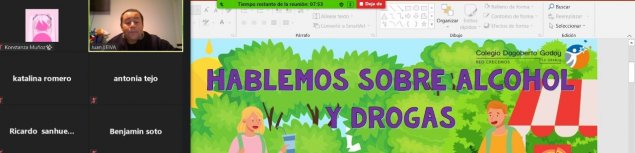 Estudiantes de 7º y 8º básico del TDG La Granja viven charla preventiva de consumo de drogas y alcohol