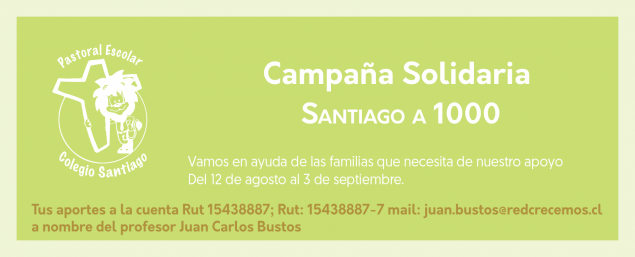 Mes de la solidaridad: CS La Florida inicia campaña solidaria Mes de la solidaridad: CS La Florida inicia campaña solidaria
