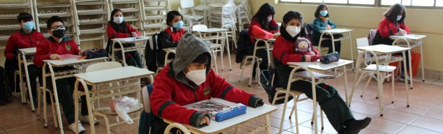 Estudiantes de Red Crecemos retornan masivamente a clases presenciales durante este 2º semestre Estudiantes de Red Crecemos retornan masivamente a clases presenciales durante este 2º semestre