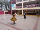 CS Pudahuel da inicio a la Semana de la Chilenidad con esquinazo protagonizado por ex estudiantes