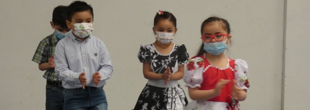 Prebásica del TDG Lo Prado conmemora el Encuentro de Dos Mundos con una muestra de bailes típicos latinoamericanos Prebásica del TDG Lo Prado conmemora el Encuentro de Dos Mundos con una muestra de bailes típicos latinoamericanos