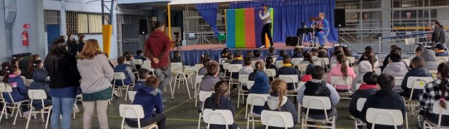 TDG La Granja disfruta de jornada de teatro con mensajes para la educación ambiental, sana convivencia escolar y prevención de la violencia TDG La Granja disfruta de jornada de teatro con mensajes para la educación ambiental, sana convivencia escolar y prevención de la violencia