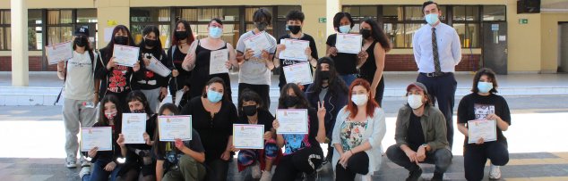 Taller de Líderes y Lideresas del TDG El Bosque cierra el año ejecutando su proyecto de mejora para la comunidad escolar