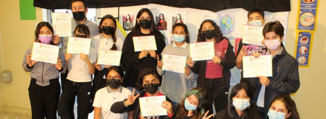 Estudiantes del Taller de Líderes y Lideresas del TDG La Granja ejecutan su proyecto de mejora para la comunidad escolar Estudiantes del Taller de Líderes y Lideresas del TDG La Granja ejecutan su proyecto de mejora para la comunidad escolar