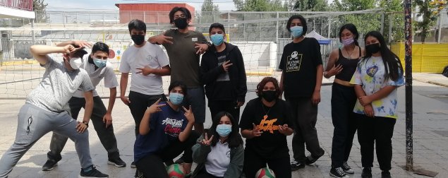 Estudiantes de Enseñanza Media del TDG Lo Prado organizan Taller de Volleyball de manera autónoma