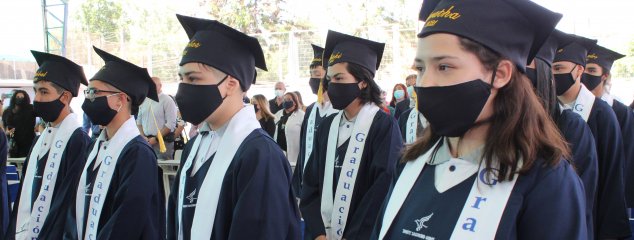 Estudiantes de los cuatro cursos de 8° básico egresan del TDG La Granja en hermosas ceremonias de Licenciatura