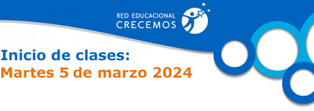 Martes 5 de marzo: colegios de Red Crecemos inician año escolar 2024