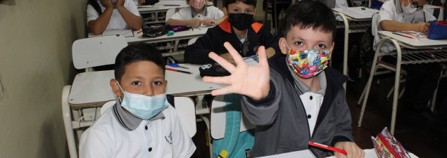 Estudiantes del TDG La Granja inician su año escolar 2022 retomando las clases presenciales Estudiantes del TDG La Granja inician su año escolar 2022 retomando las clases presenciales