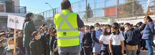 TDG Lo Prado realiza un nuevo simulacro de evacuación escolar para toda la comunidad educativa