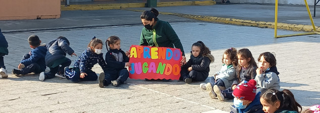 Pre-Básica del TDG Lo Prado disfruta el Día del Juego con rondas infantiles