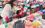 Estudiantes de 4° básico del Colegio Santiago Emprendedores realizan talleres de vida saludable