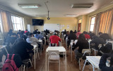 Estudiantes de 4° medio del CS Quilicura rinden ensayo PAES para el ingreso a la Educación Superior