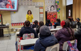 Destacada escritora nacional visita a estudiantes de 3° básico del TDG El Bosque