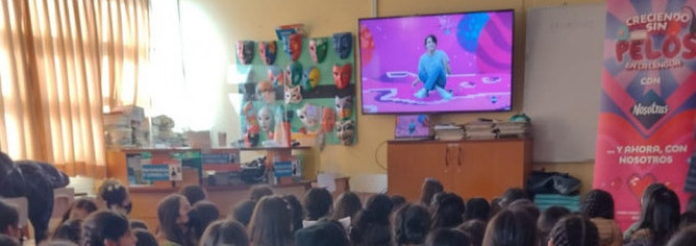 CS Pudahuel realiza charla educativa “Nosotras” junto a estudiantes de 4° y 5° básico