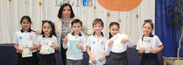 Niños y niñas de 1° básico del TDG Lo Prado viven hermosa ceremonia Bachiller Lector