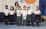 Niños y niñas de 1° básico del TDG Lo Prado viven hermosa ceremonia Bachiller Lector